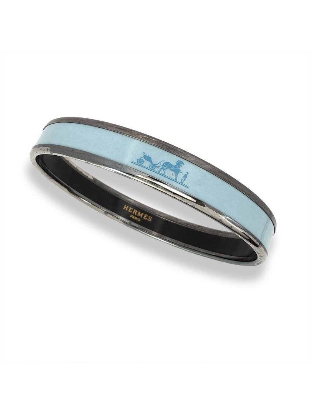 Hermes Enamel PM Bangle Bracelet